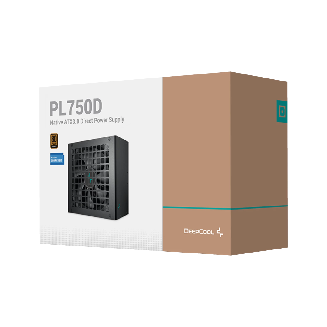 Deepcool PL750D 80+ Bronze 750W ATX 3.1 Power Supply 1