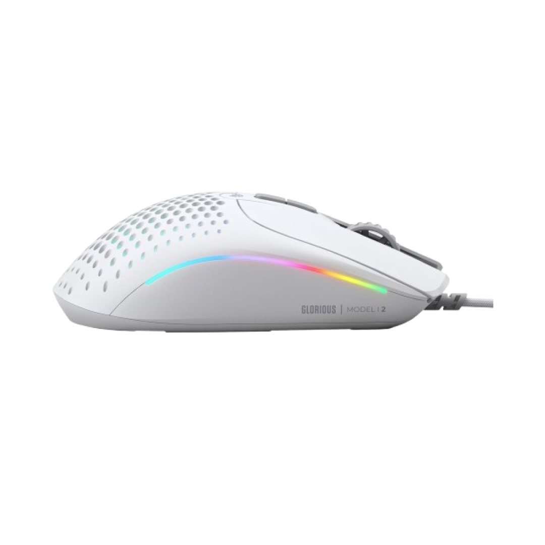 Glorious Model I 2 Wired White Gaming Mouse (GLO-MS-IV2-W-WHT) 3