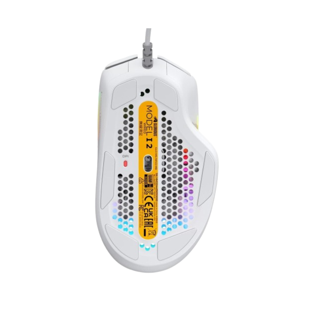 Glorious Model I 2 Wired White Gaming Mouse (GLO-MS-IV2-W-WHT) 6