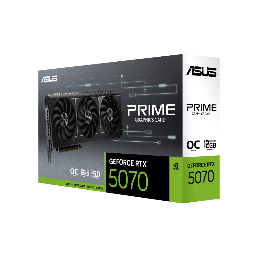 ASUS PRIME GeForce RTX 5070 OC Edition 12GB GDDR7 11