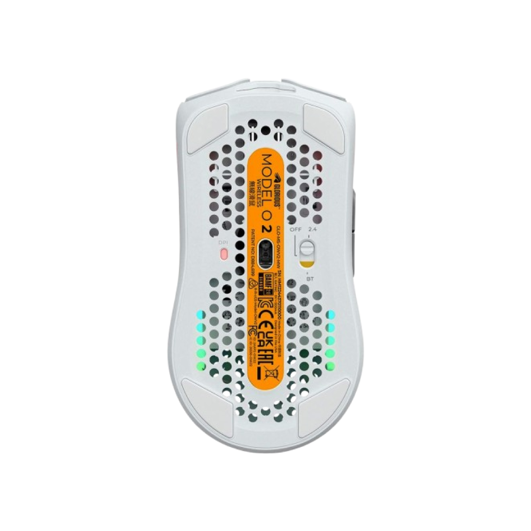 Glorious Model O 2 Wired Matte White Gaming Mouse (GLO-MS-OV2-MW) 6