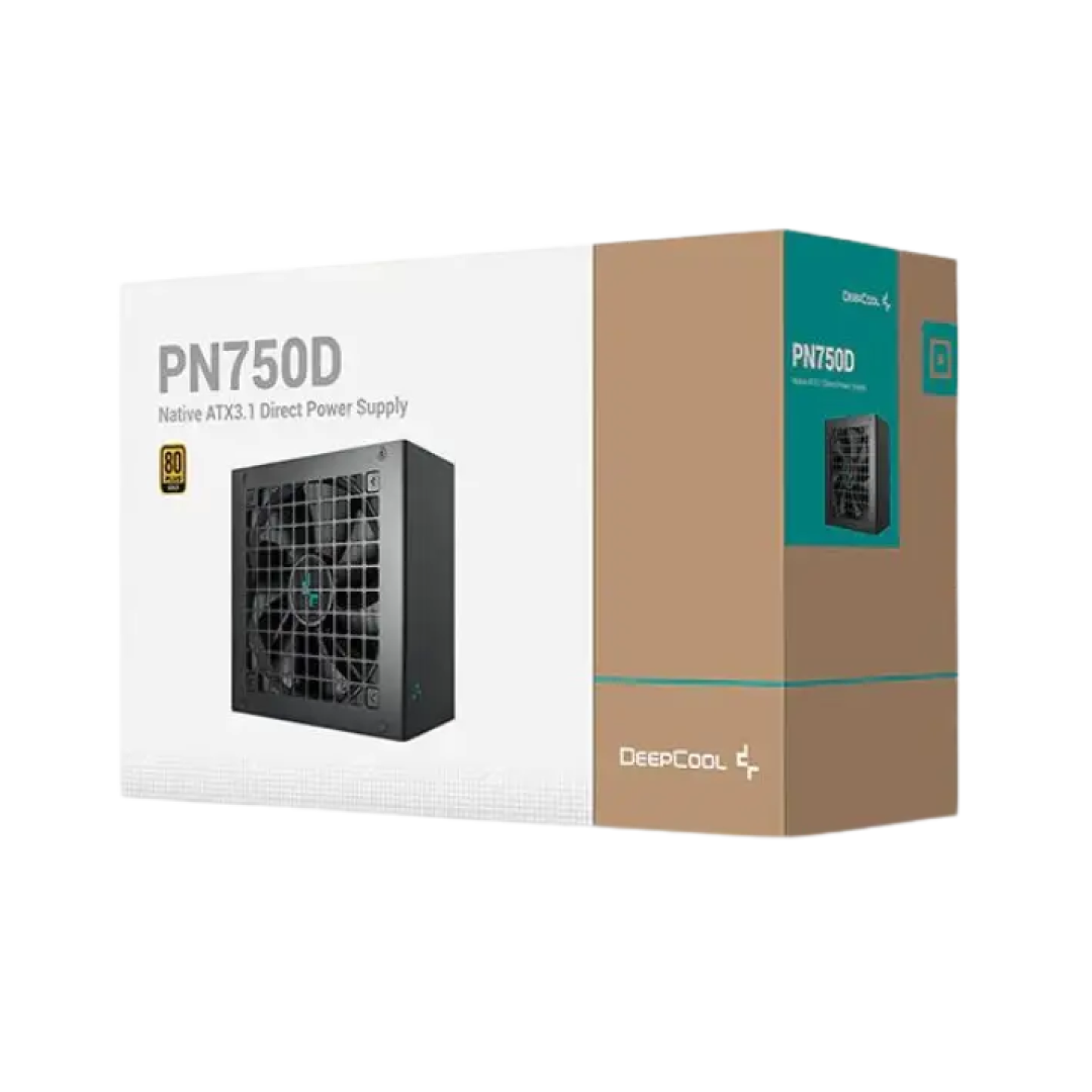 Deepcool PN750D 750W 80+ Gold ATX 3.1 Power Supply – PCIe 5.1 Ready 1