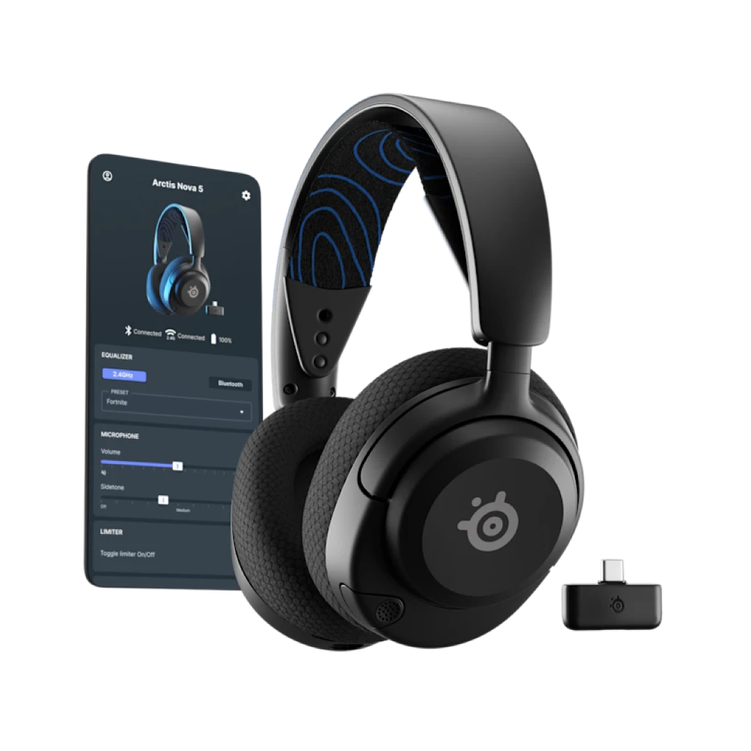 SteelSeries Arctis Nova 5P Wireless Gaming Headset Black (61673) 1