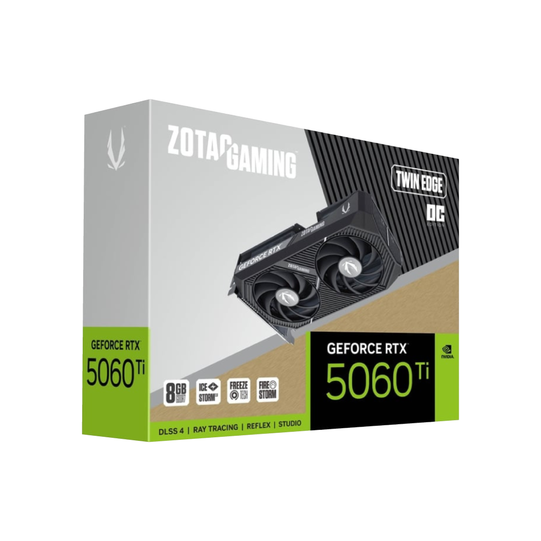 ZOTAC GAMING GeForce RTX 5060 Ti Twin Edge OC 8GB GDDR7 Graphics Card 1