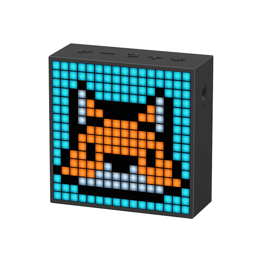 Divoom Timebox-Evo Black (90100058194) Pixel Art Bluetooth Speaker & Smart Clock 1
