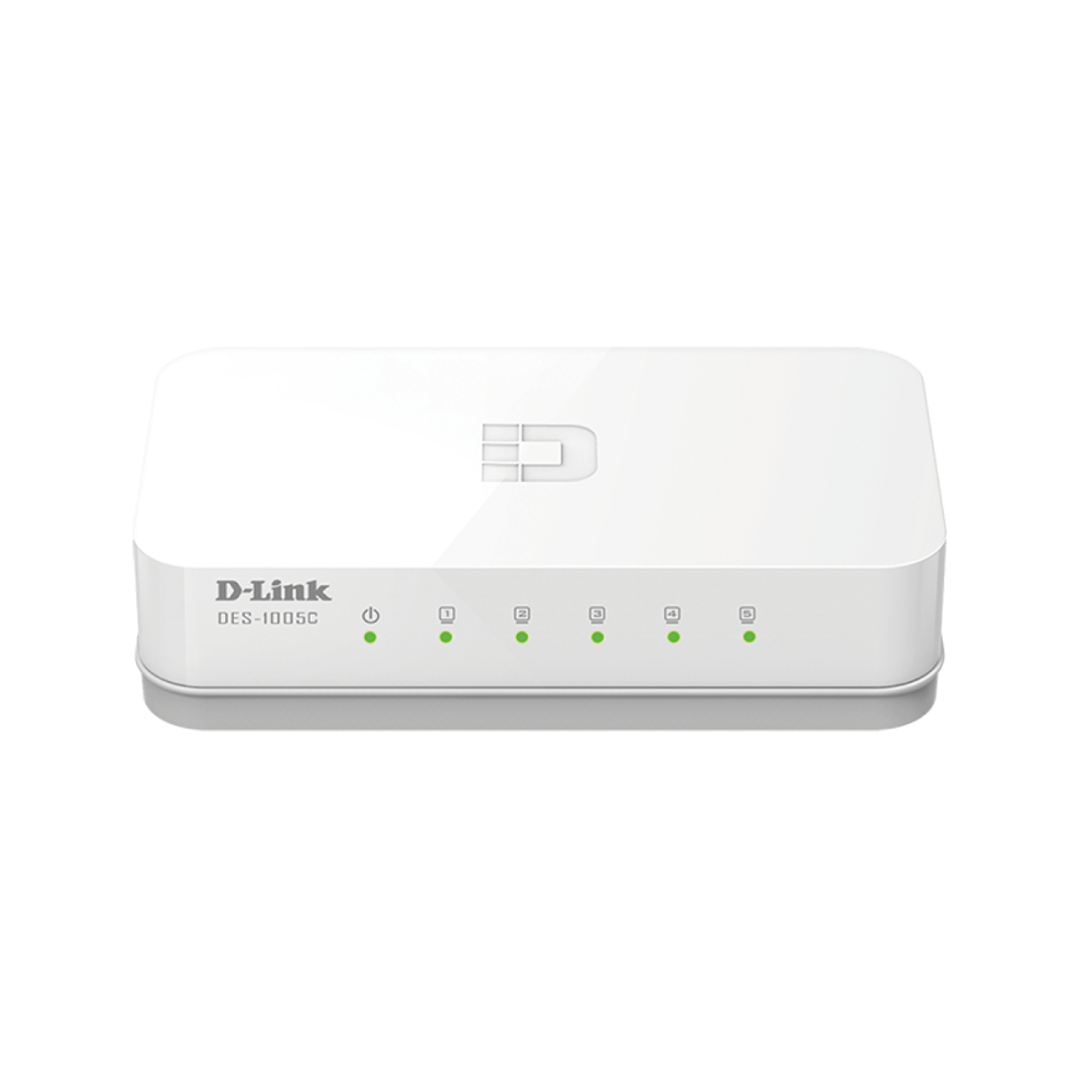 D‑Link DES‑1005CB 8‑Port 10/100 Fast Ethernet Unmanaged Switch 1