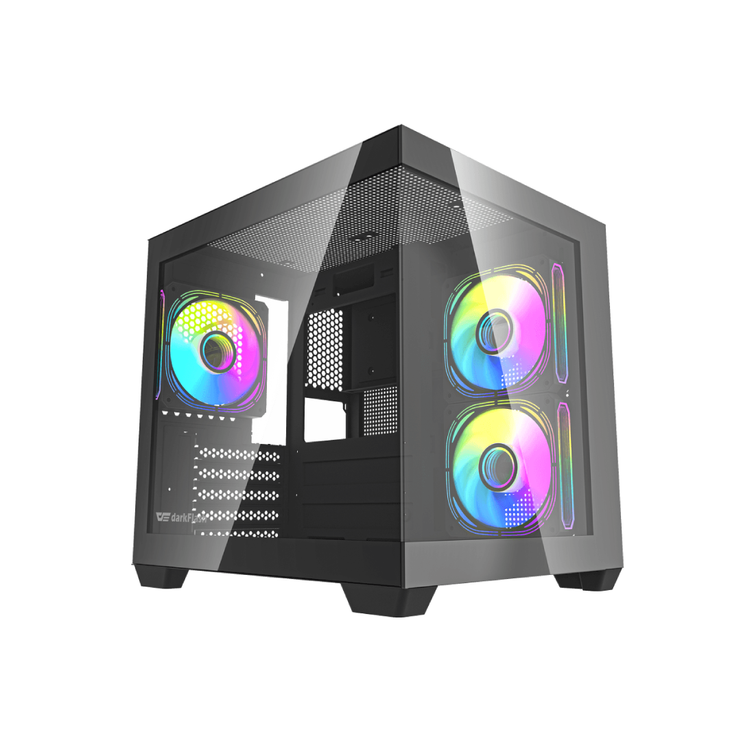 DarkFlash D275M M‑ATX Gaming PC Case 1