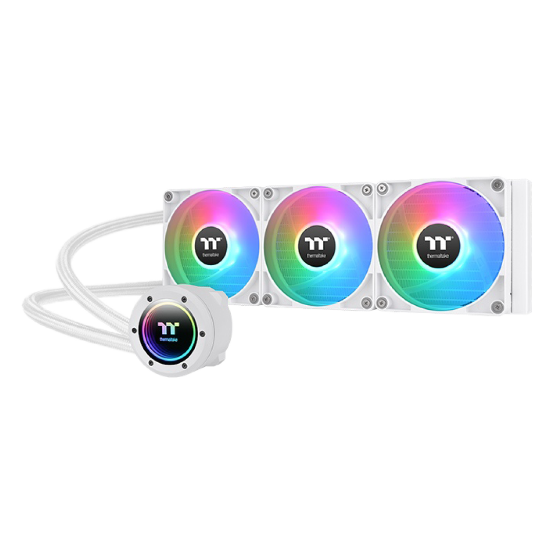 Thermaltake TH360 V2 ARGB Sync Snow Edition 360mm AIO Liquid CPU Cooler (CL-W365-PL12SW-A) 1