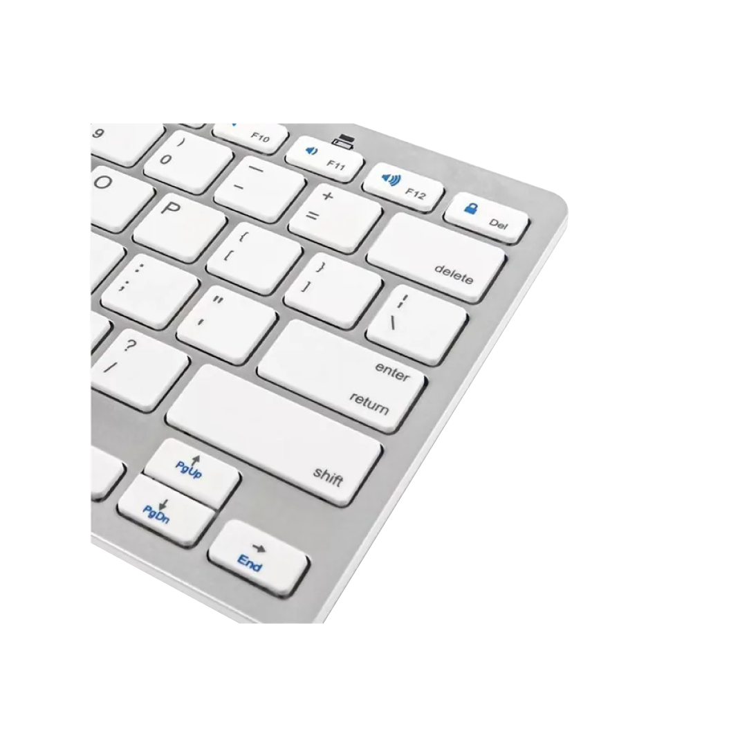 YESIDO KB11 Wireless Keyboard – Bluetooth + 2.4GHz, Compact, Rechargeable 3