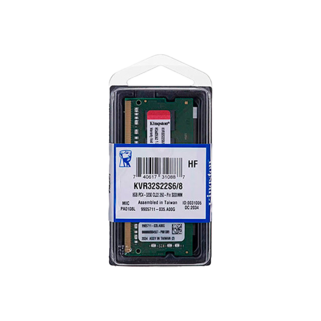 Kingston ValueRAM 8GB DDR4 3200MHz Laptop RAM 1