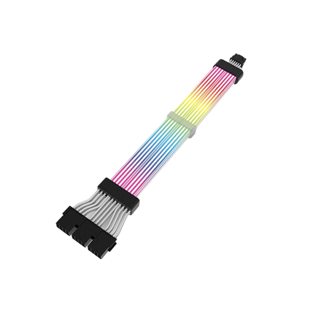 Tortox Extension Cable 12+4P Black – ARGB GPU Power Cable (12VHPWR)