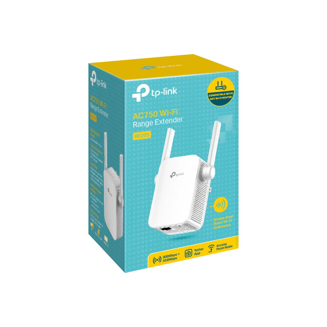 TP-Link RE205 – AC750 Wi-Fi Range Extender 1