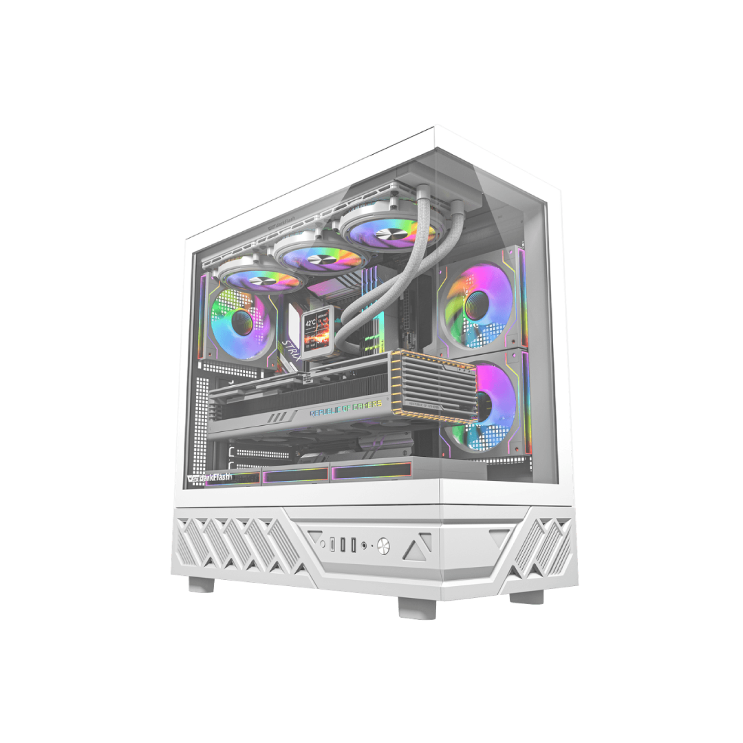 DarkFlash DS950 White Gaming Case 1