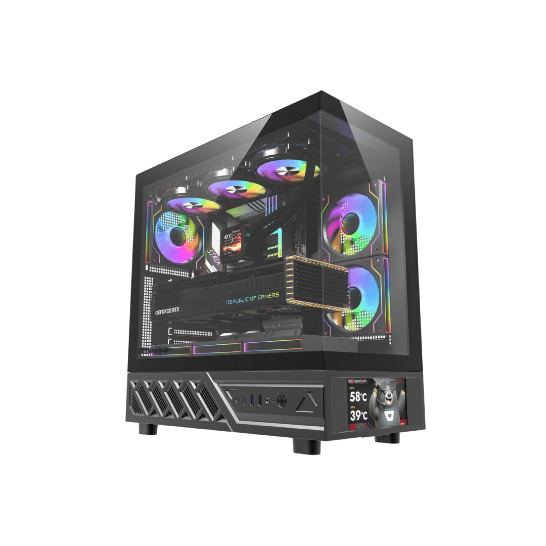 DarkFlash DS950V Black Gaming Case 1