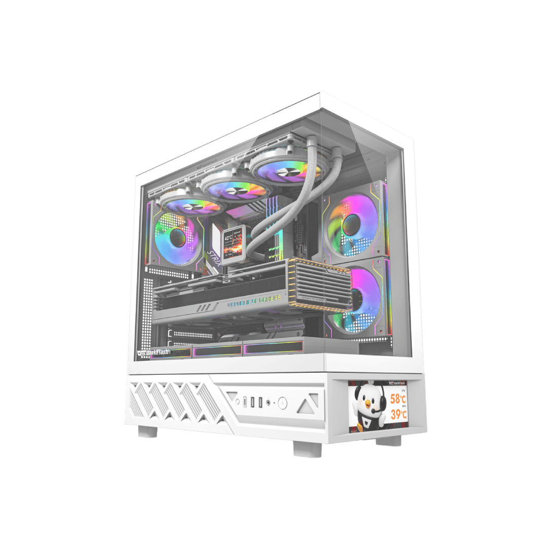 DarkFlash DS950V White Gaming Case 1