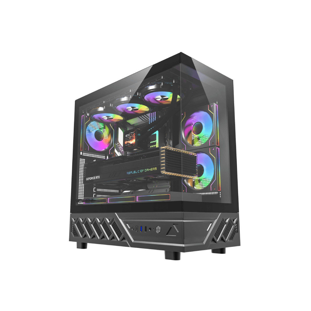 DarkFlash DS950 Black Gaming Case 1
