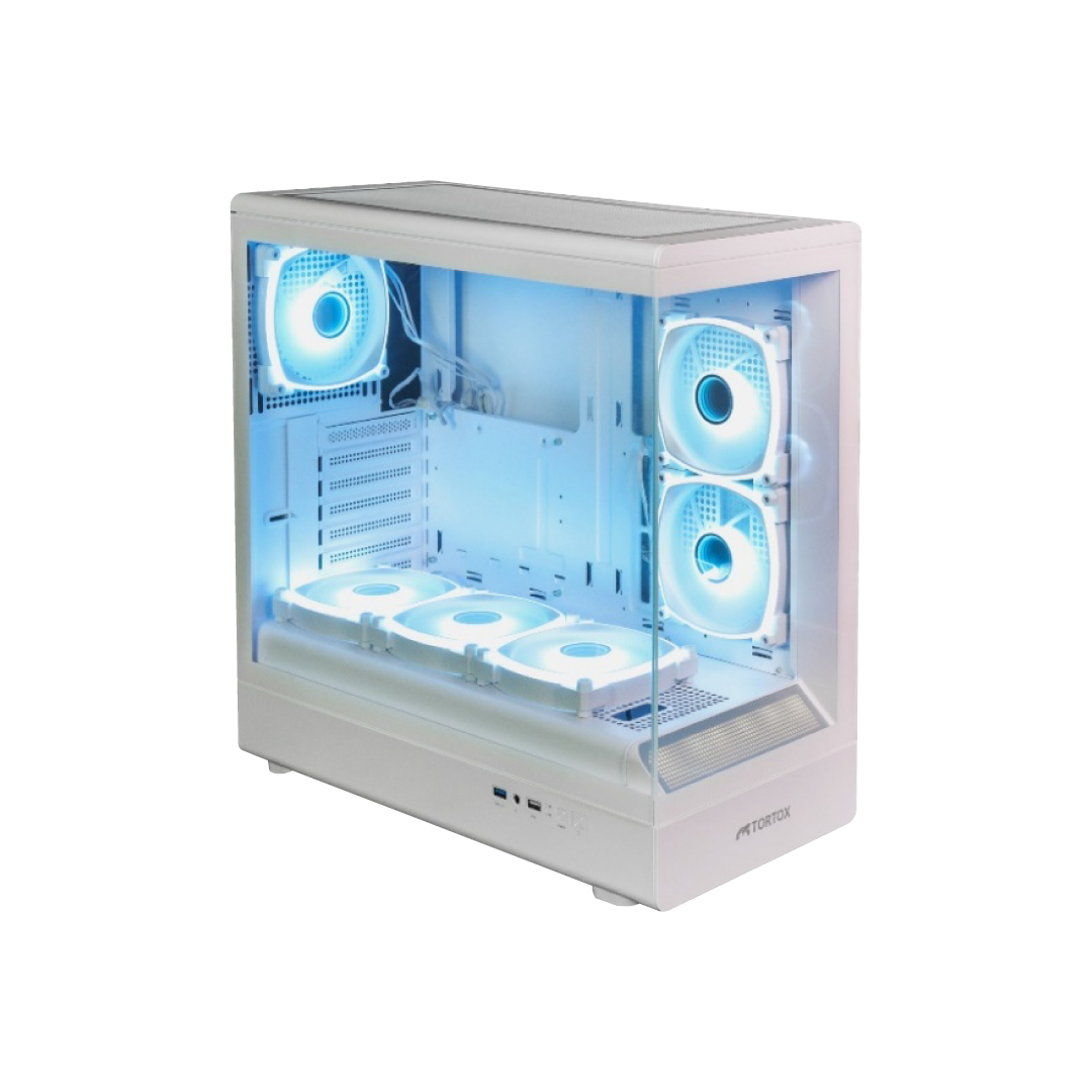 TORTOX Vetra White Gaming Case 1