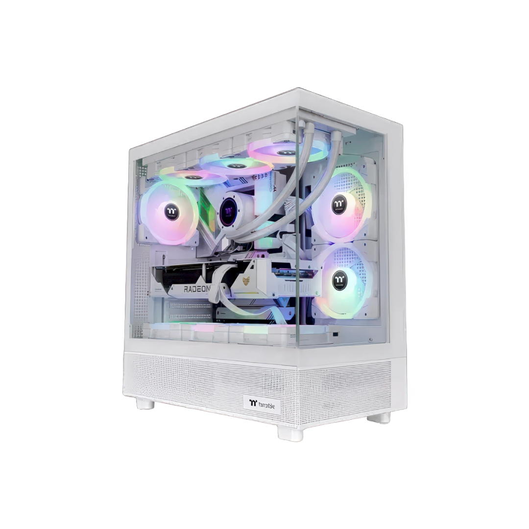 Thermaltake View 270 TG ARGB V2 Snow White Mid-Tower Case 1