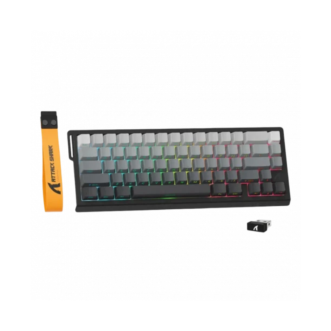 ATTACK SHARK X68 HE Moon Night – 66-Key Hall Effect Magnetic Gaming Keyboard 1