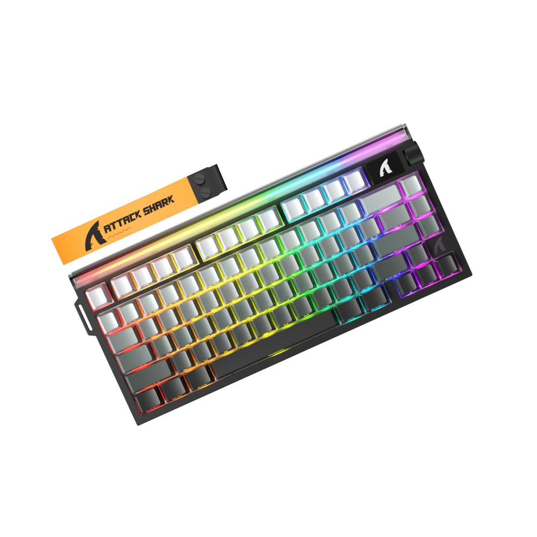 ATTACK SHARK R85 HE Moonlight Purple – 75% Hall Effect Magnetic Gaming Keyboard 3