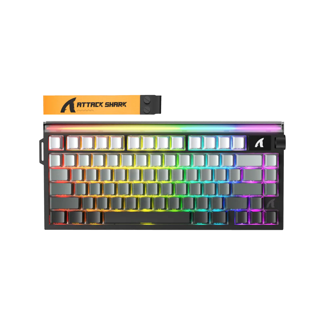 ATTACK SHARK R85 HE Moonlight Purple – 75% Hall Effect Magnetic Gaming Keyboard 1