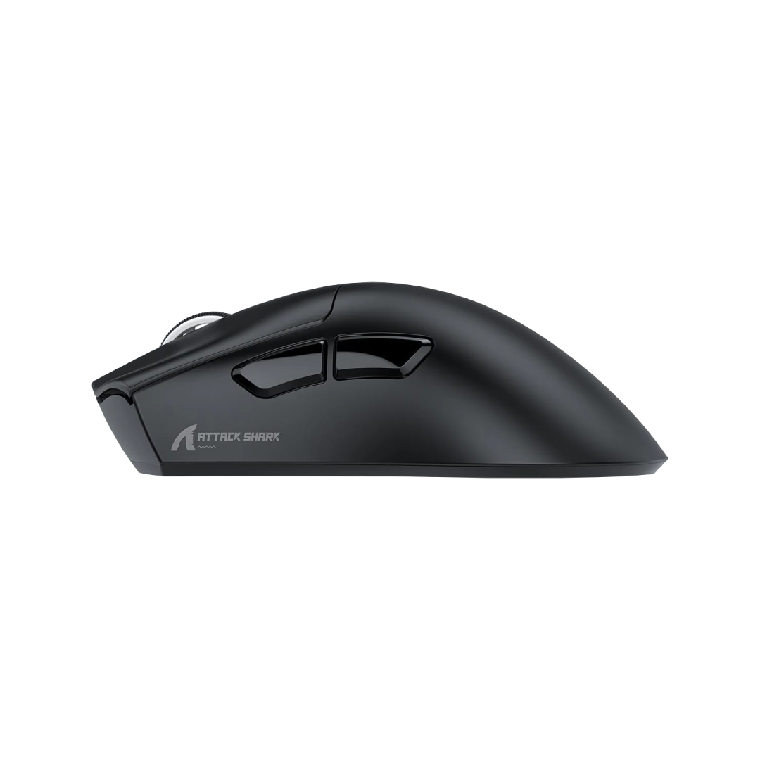 ATTACK SHARK V3 Pro Black – Tri-Mode Wireless Gaming Mouse with RGB Charging Dock 2