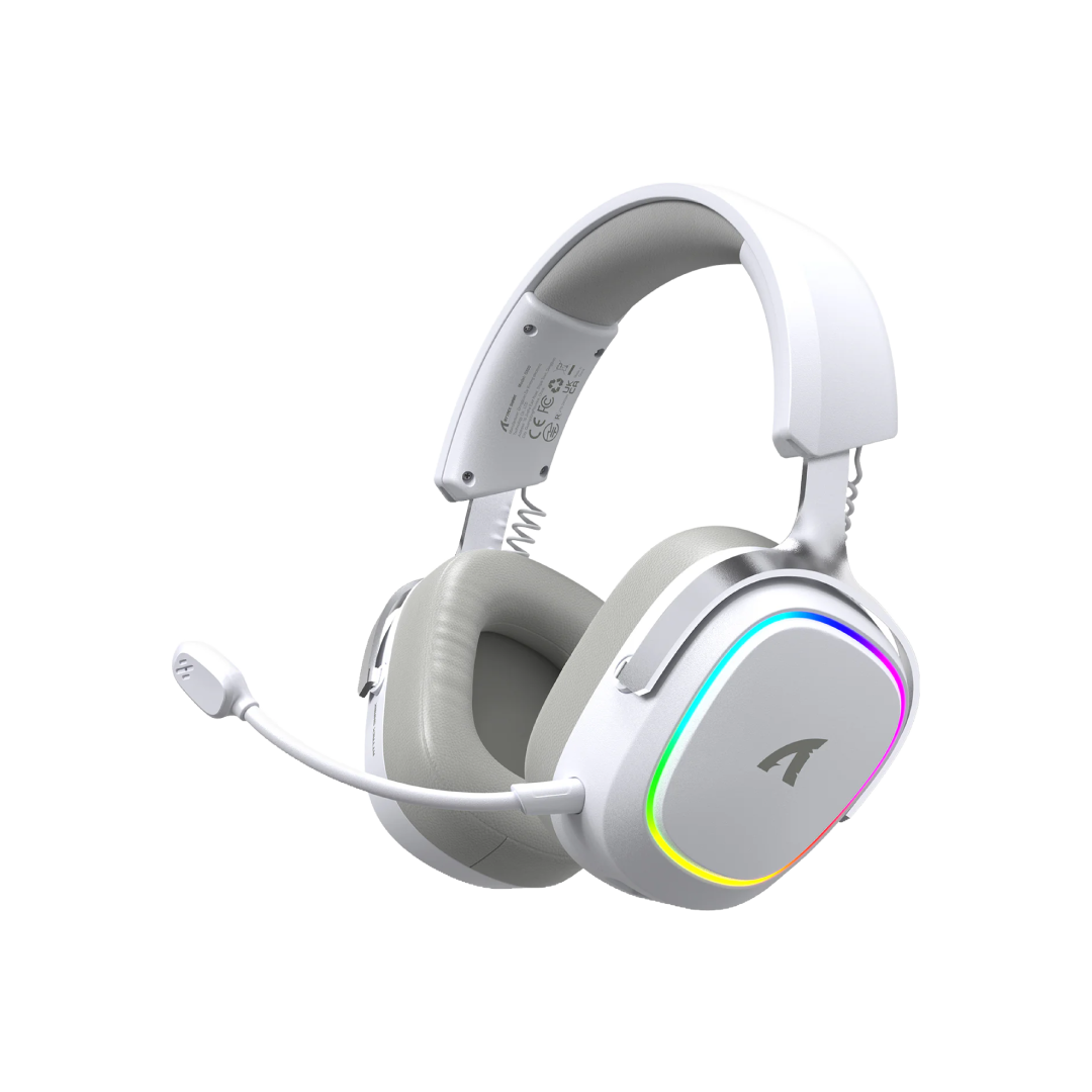 ATTACK SHARK G800 White – Tri-Mode Wireless Gaming Headset