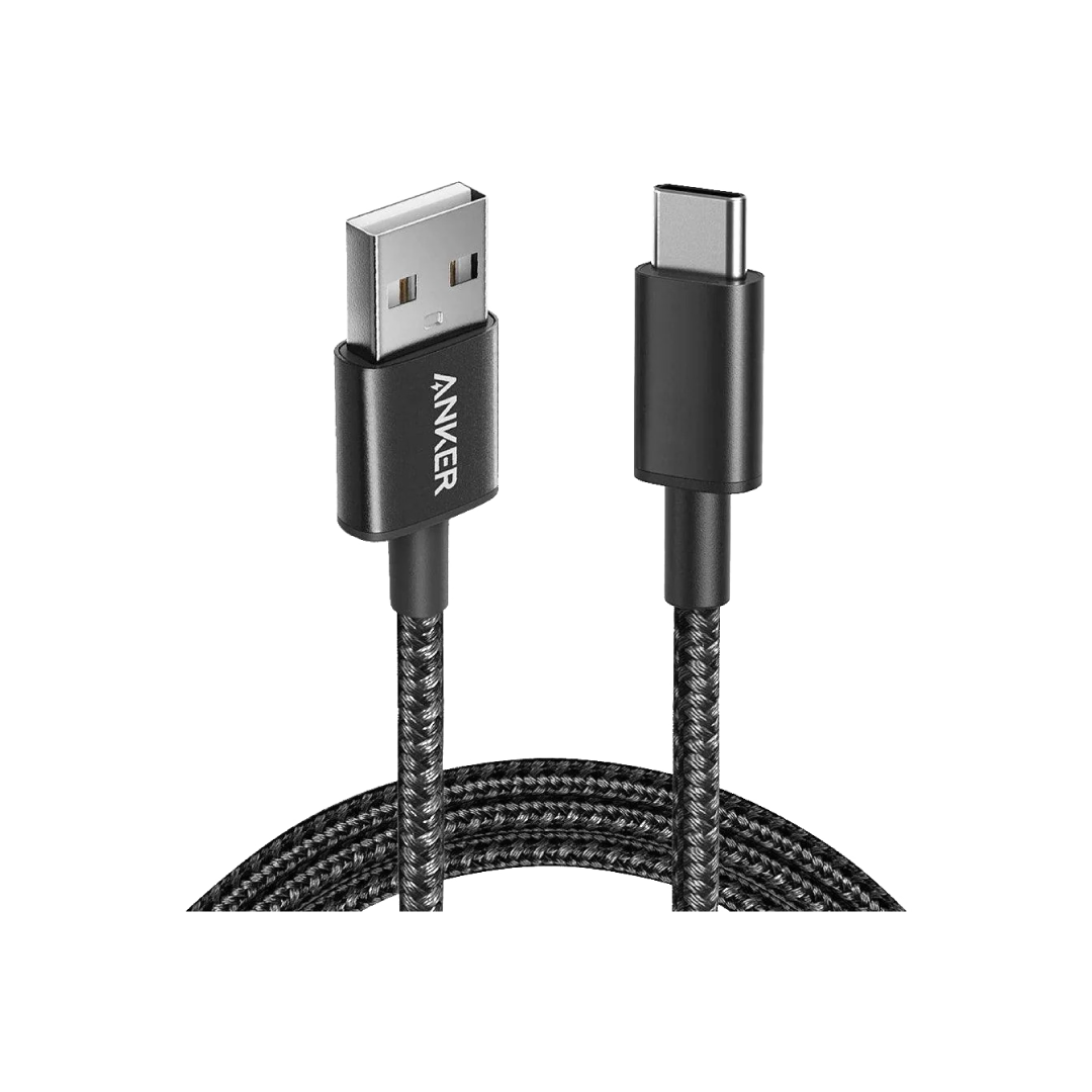 Anker USB-C to USB-A Cable 6ft — Black (A8174H11) 1