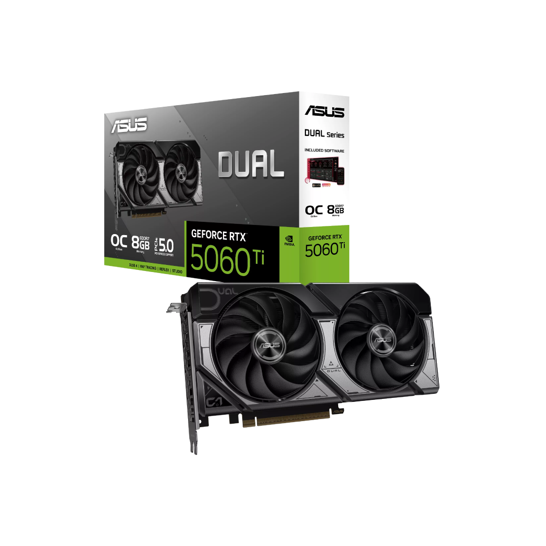 ASUS Dual GeForce RTX 5060 Ti 8GB GDDR7 graphics card