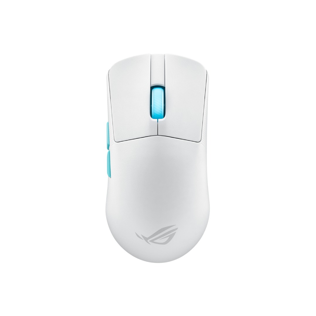 ASUS ROG Harpe Ace Aim Lab Edition ROG 70M Micro Switches Moonlight White (Tri-Mode Wireless)